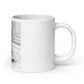 White glossy mug